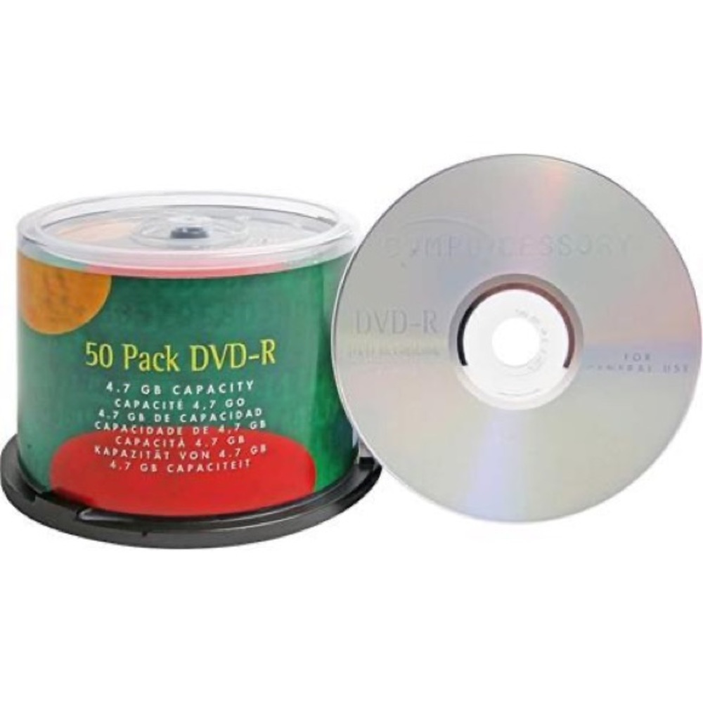 35557 DVDR 47GB 16X Branded 50PK, New and unopened.